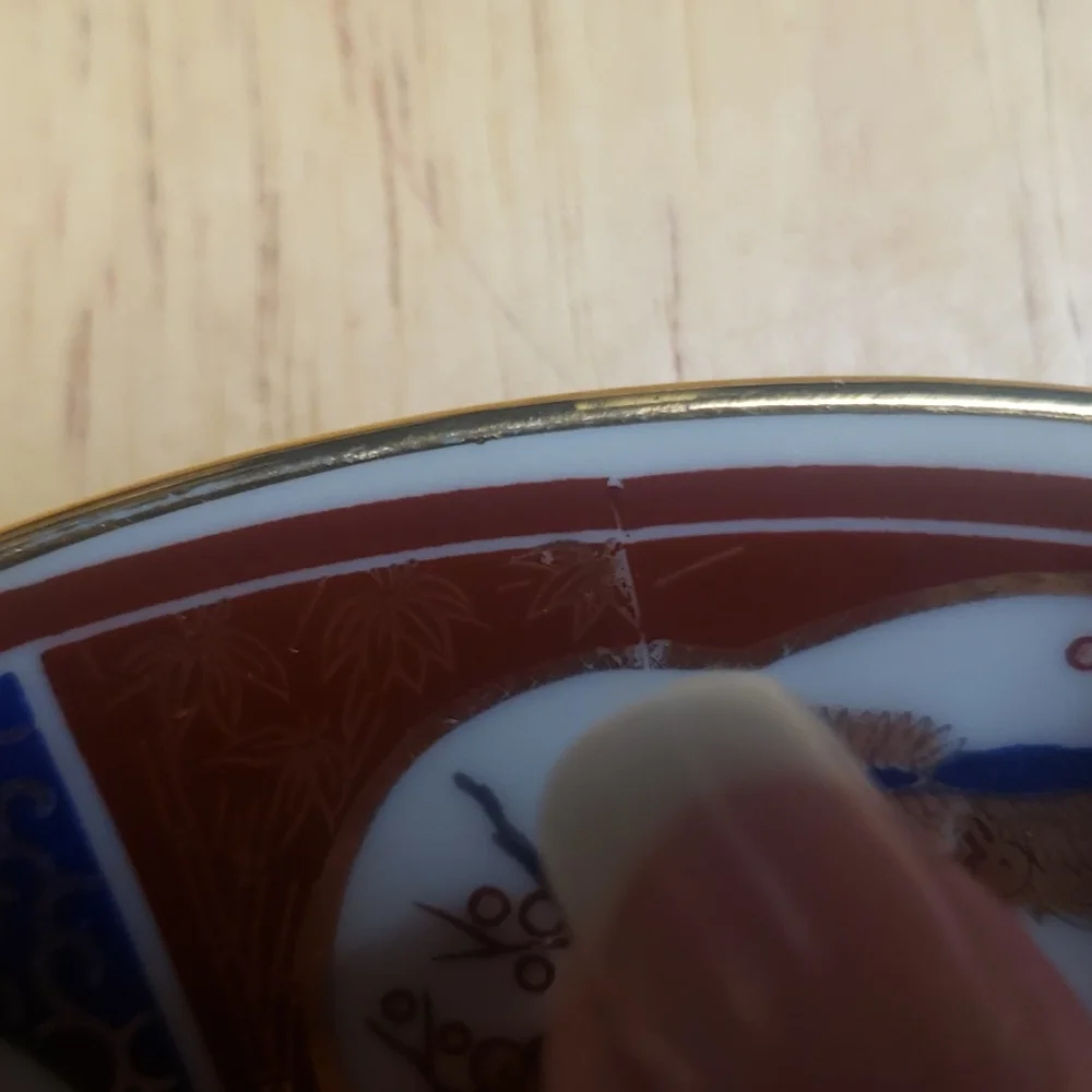 Vtg Chinese Amari  Bread Plate